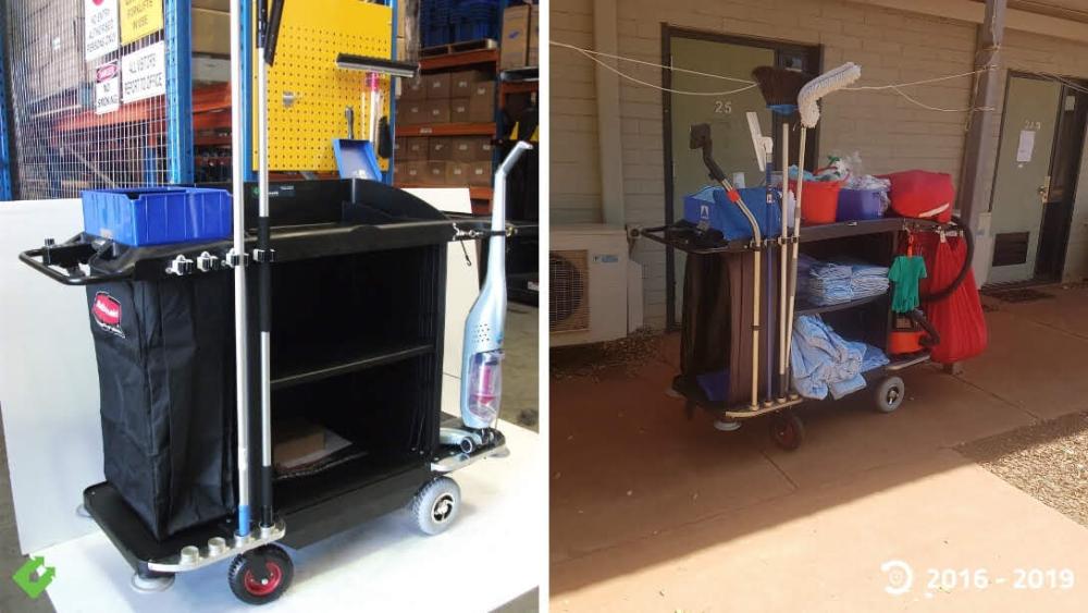 Custom Housekeeping Trolleys for WA Mine Camps