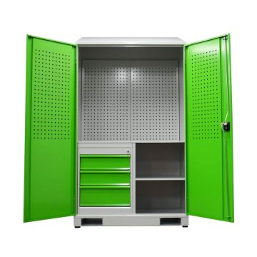 Heavy-Duty Locker with Storage Panel