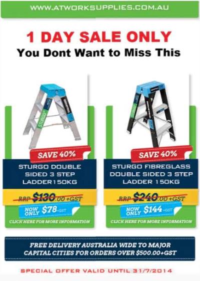 AT WORK SUPPLIES - One Day Sale Special..!!