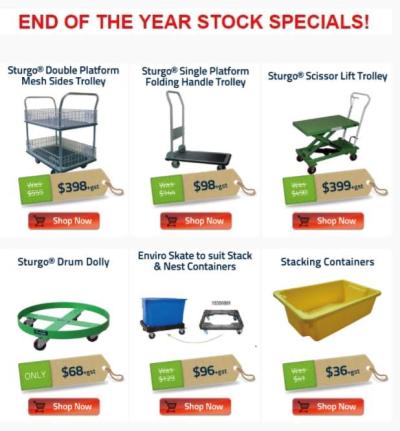 End Of Year Stock Specials - Hurry..!!