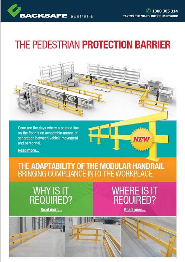 New And Improved - Werks Pedestrian Protection Barrier By Backsafe Australia