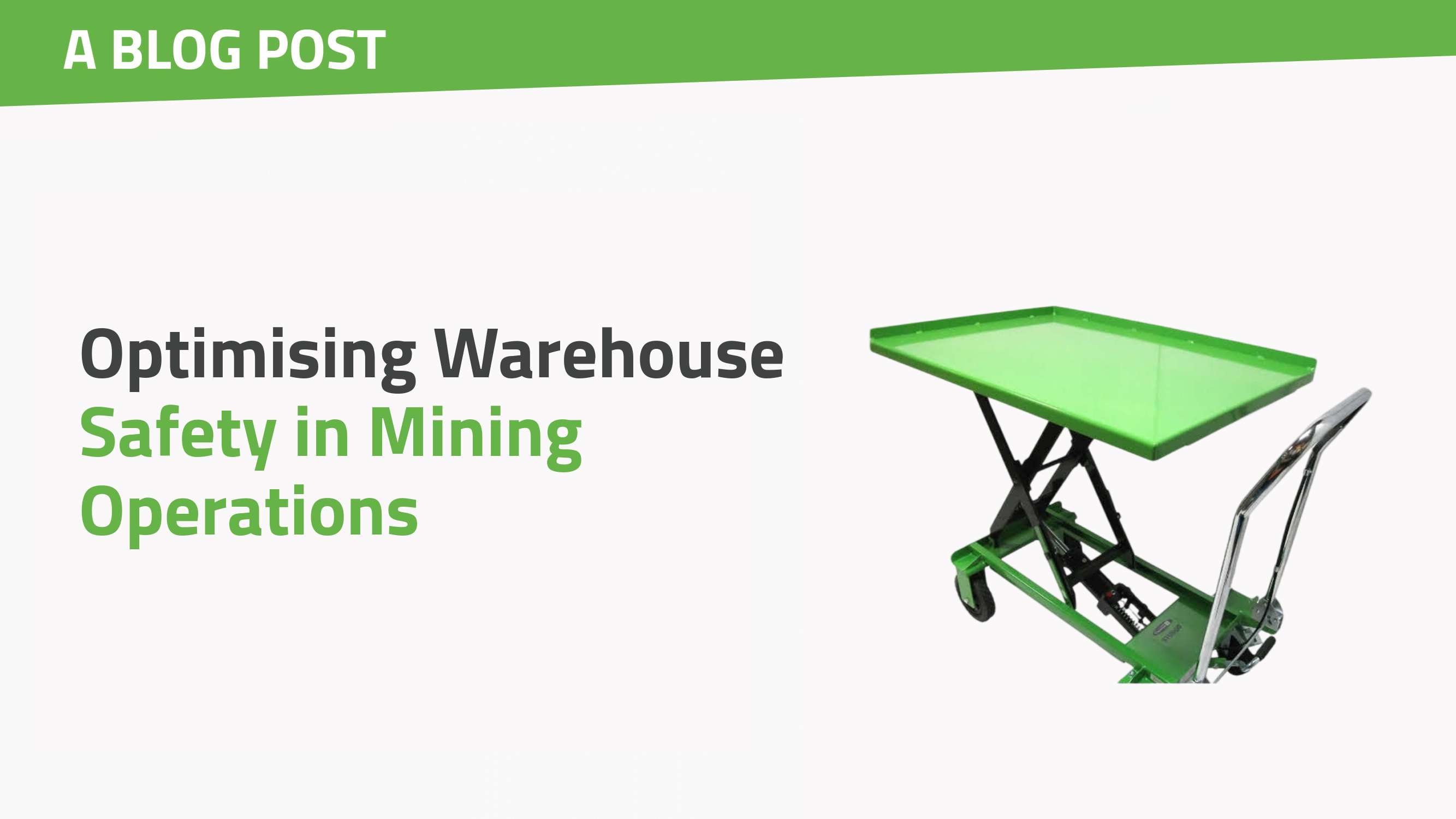 Optimising Warehouse Safety in Mining Operations