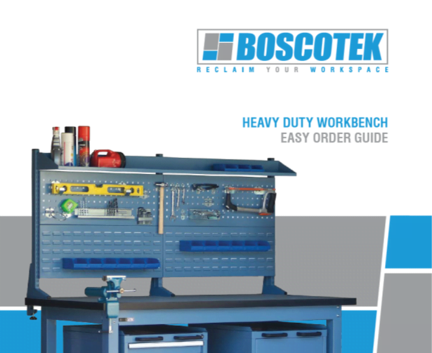 Boscotek Heavy Duty Workbench - Easy Order Guide